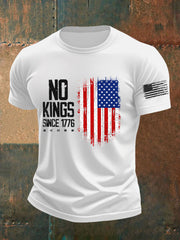 Men's No Kings Since 1776 Printed T-shirt