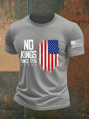 Men's No Kings Since 1776 Printed T-shirt