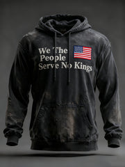 Men's We The People Serve No Kings Printed Hoodie