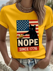 Women's No Kings Art Print T-Shirt