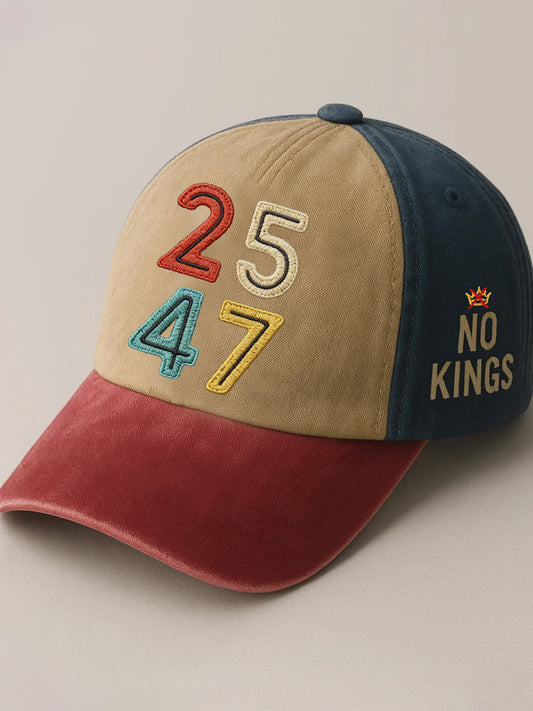 Unisex Retro 2547 No Kings Protest Hat