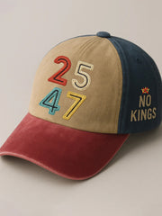 Unisex Retro 2547 No Kings Protest Hat