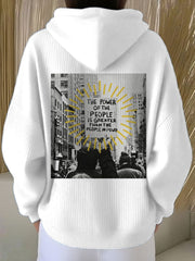 Women's 8647 FDT Antifa Printed Hoodie