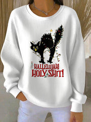 Women's 8647 FDT Funny Tylenol Printed Sweatshirt