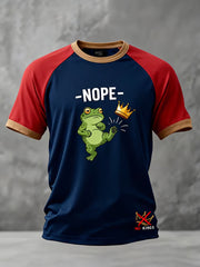 Men's Frog Protest No Kings In America Print Tee