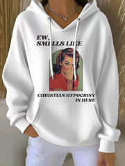 Women's 8647 FDT Funny Printed Hoodie