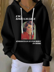 Women's 8647 FDT Funny Printed Hoodie