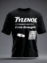 Unisex 8647 FDT Funny Tylenol Printed T-shirt
