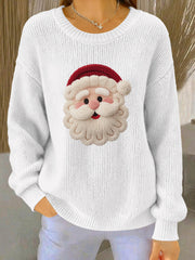 Women's Christmas Pattern Cozy Knitted Sweater