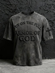 Men's Put On The Full Armor Of God Short Seeves T-shirt