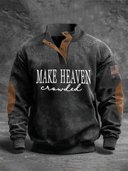 Men's Make Heaven Crowded Four-button Hoodie