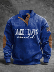 Men's Make Heaven Crowded Four-button Hoodie