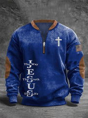 Men's Jesus The Way The Truth The Life Sweatshirt