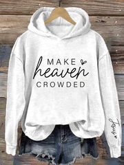 Women's Make Heaven Crowded Printed Sweatshirt