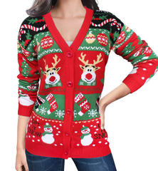 Women's Christmas Casual Knitted Cardigan