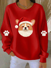 Women's Christmas Print Casual Sweatshirt