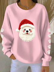 Women's Christmas Print Casual Sweatshirt