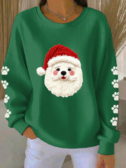 Women's Christmas Print Casual Sweatshirt