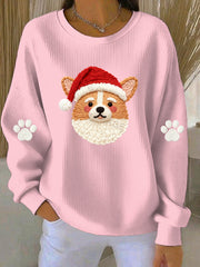 Women's Christmas Print Casual Sweatshirt