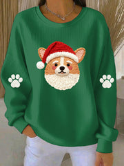 Women's Christmas Print Casual Sweatshirt