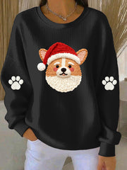 Women's Christmas Print Casual Sweatshirt