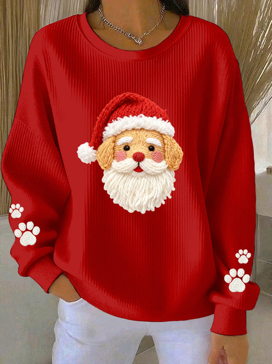 Women's Christmas Print Casual Sweatshirt