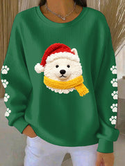 Women's Christmas Print Casual Sweatshirt