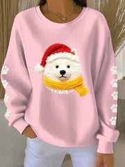 Women's Christmas Print Casual Sweatshirt