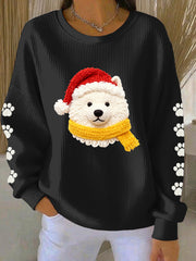 Women's Christmas Print Casual Sweatshirt