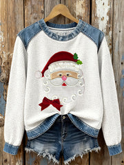 Women's Santa Claus Print Casual Top