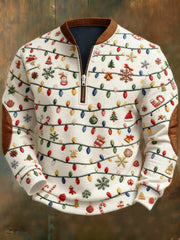 Men's Vintage Christmas Printed Sweatshirt