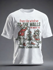 Unisex Funny Christmas Printed T-shirt