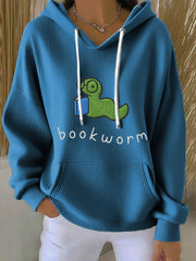 Women's Bookworm Embroidered Hoodie