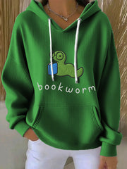 Women's Bookworm Embroidered Hoodie