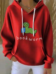 Women's Bookworm Embroidered Hoodie