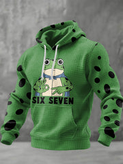 Men's Funny 67 Six Seven Portland Frog Printed  Top
