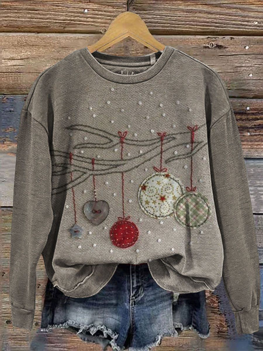 Women's Christmas print Regular Sweatshirt