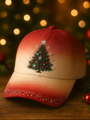 Christmas Tree Art Print Casual Unisex Hat