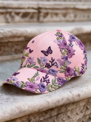Unisex Retro Bohemian Floral Print Casual Hat
