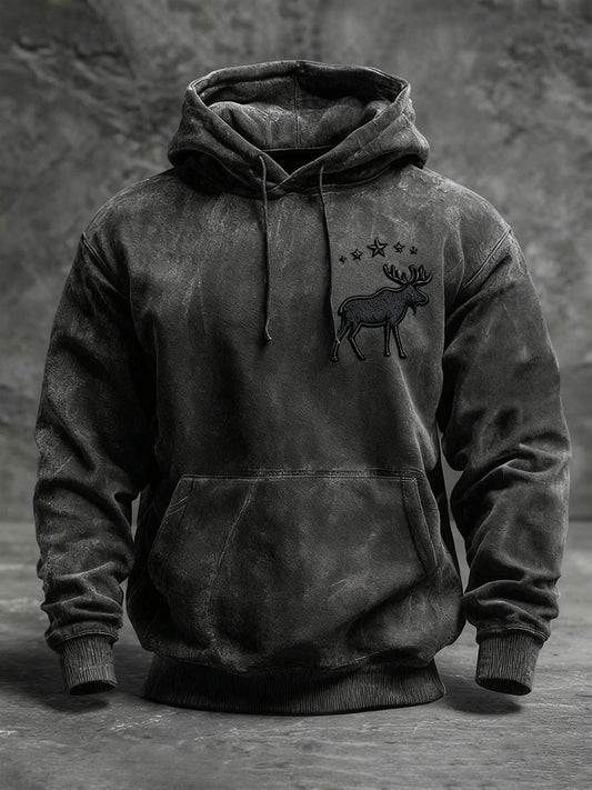 Men's Western Moose Hoodie
