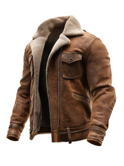 Men's Retro Plush Casual Jacket
