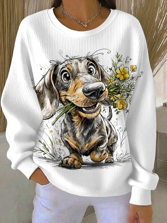 Women's dachshund sweatshirts
