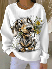 Women's dachshund sweatshirts