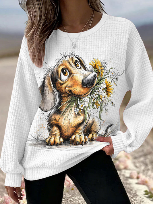 Women's clothing dachshund sweatshirts