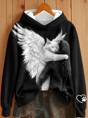 Women's Angel Cat Hoodies