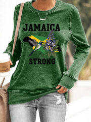 Women's Hurricane Melissa Jamaica Strong Sweatshirt