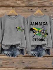Women's Hurricane Melissa Jamaica Strong Sweatshirt