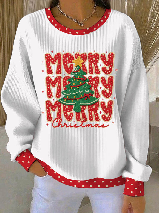 Women's Christmas Print Casual Sweatshirt