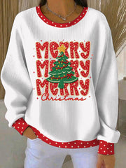 Women's Christmas Print Casual Sweatshirt