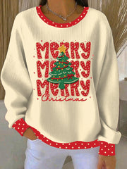 Women's Christmas Print Casual Sweatshirt